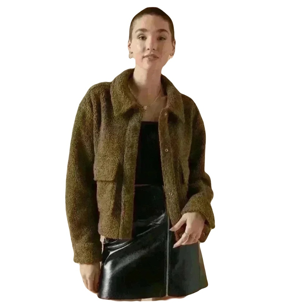 Sherpa Oversized Jacket from Francesca’s size Medium